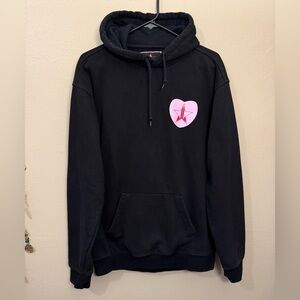 Jeffree Star Candy Hearts Valentines Day Black Graphic Pullover Hoodie